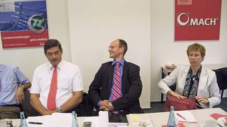 Redaktionsbeirat: Jochen Baier (Steria Mummert Consulting), Jon Abele (BearingPoint) und Dr. Heike Stach (BMI) (Archiv: Vogel Business Media)