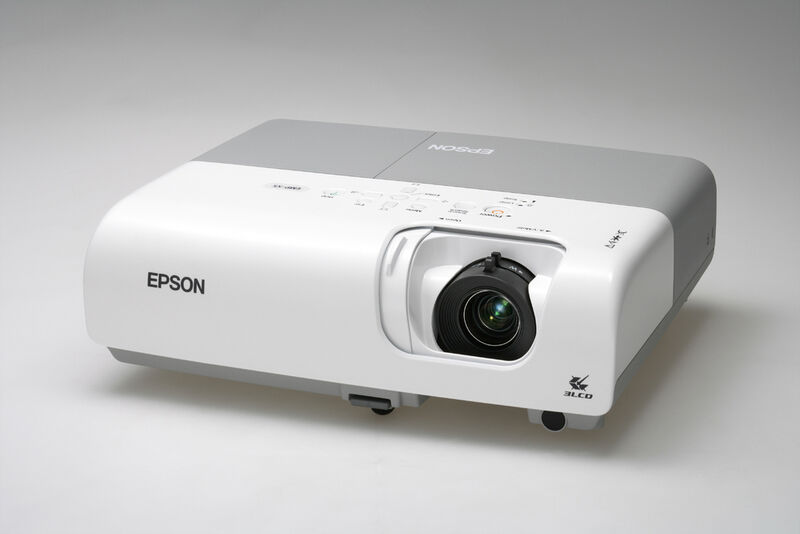 Mit Lautsprecher wird der EMP-X5 zum Multimedia-Projektor. (Archiv: Vogel Business Media)