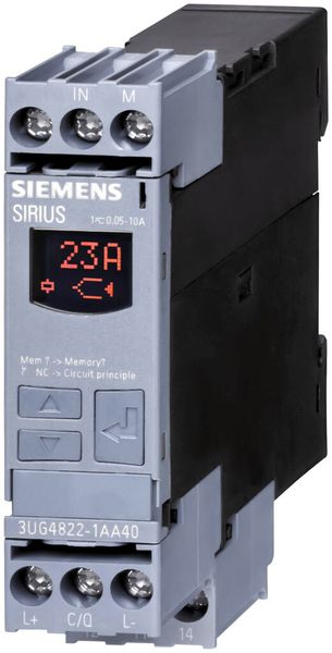Das Überwachungsrelais Sirius 3UG48 für die Netz- und einphasige Spannungsüberwachung liefert über IO-Link wichtige Informationen, um Fehler zu erkennen und so Folgeschäden vermeiden zu können. (Siemens)