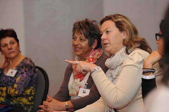 Die Unternehmerinnen schilderten ihre ganz persönlichen Erfahrungen und baten um Tipps.  (Archiv: Vogel Business Media)