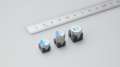 Taiyo Yuden’s new HVX and HTX hybrid conductive‑polymer capacitors offer AEC‑Q200 qualification, 80 V rating and high ripple capability at 135°C for noise suppression and power smoothing in automotive systems such as ADAS and power steering.(Source:  Taiyo Yuden)