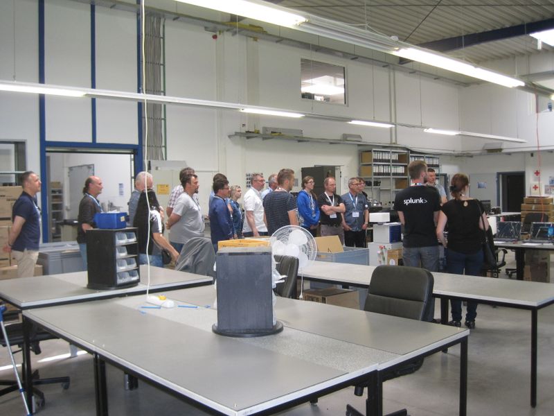 Eine Betriebsführung stand auch auf der To-Do-Liste. (Aquado)