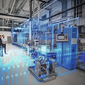 Wie hier im Symbolbild könnte in Zukunft die Batteriefertigung aussehen.(Bild:  Siemens AG)