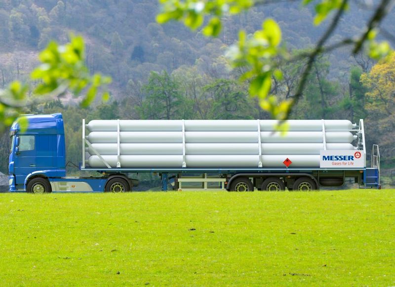 Da rollt die Zukunft! Der Industriegasspezialist Messer findet gut, dass die neue Bundesregierung in ihrem Koalitionsvertrag auf „grün“ geschaltet hat. Denn Messer kann die Ambitionen unterstützen.