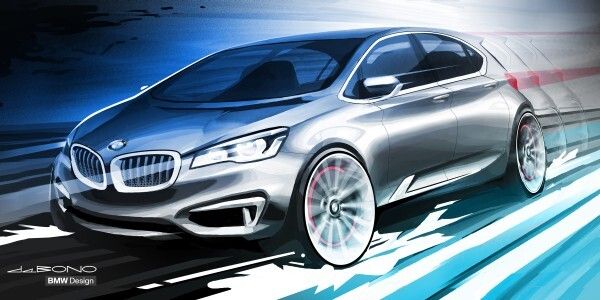 Der BMW Concept Active Tourer: ein Plug-In-Hybrid mit 140 kW Systemleistung (Bild: BMW)