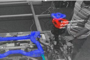 Anwendungsbeispiel: Zusammenbaukontrolle und Werkerunterstützung. (Bild:  Fraunhofer IGB)