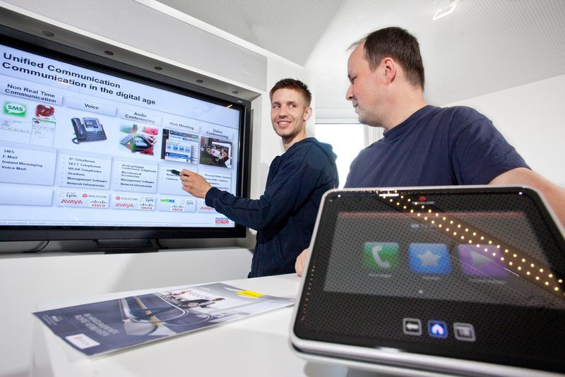 Das Smartboard eignet sich ideal für Präsentationen. (Archiv: Vogel Business Media)