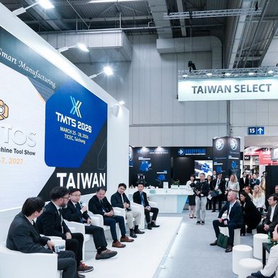 At the Taiwan press conference, the latest AI innovations for machines were presented.

 (Image: TAITRA / Zongjiu )