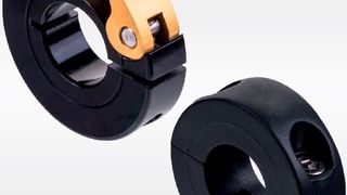 Der Körper der Schnellklemmringe besteht aus eloxiertem Aluminium, ihre Achsbolzen und Schrauben aus Edelstahl. (Mädler)