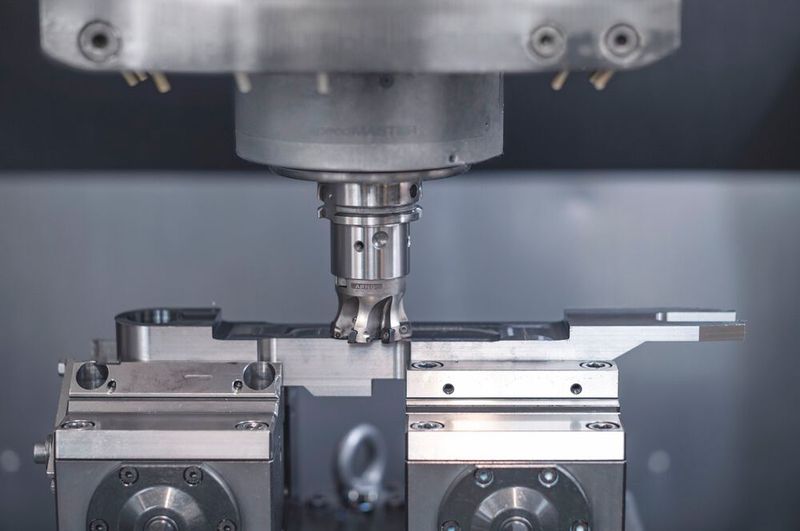 Beim Duomill-Frässystem von Arno Werkzeuge lassen sich mit nur einem Grundkörper die Werkzeuge für das Eck- und HFC-Fräsen von Stahl, Edelstahl und Aluminium verwenden, was bereits ab einem Eckradius von 0,2 Millimetern klappt. (Bild: Suxes / M. Frischauf)