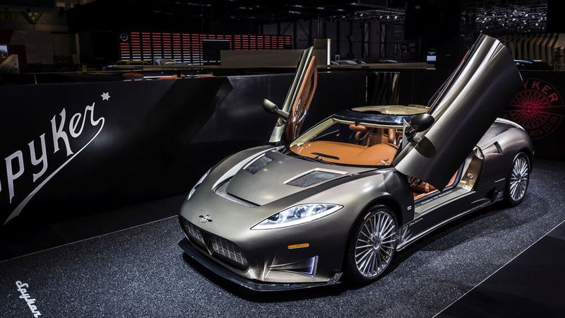 Die Sportwagenschmiede Spyker war nach dem Desaster um die Rettung und Übernahme des schwedischen Autobauers Saab von der Bildfläsche verschwunden. 2017 auf dem Genfer Salon war sie dann mit dem C8 Preliator wieder da. (Bild: Spyker)