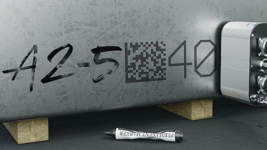 Egal, ob in Klarschrift oder mit 2D-Code: Das Kennzeichnen von Aluminium ist die Spezialität von REA Elektronik.(Bild:  REA Elektronik)