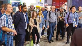 Technologie-Messe-Herbst in Stuttgart verspricht internationale Synergien: Die Vision 2026, Weltleitmesse für Bildverarbeitung, wird vom 6. bis 10. Oktober parallel zur Motek und EFX stattfinden. (Bild: Uli Regenscheit / Messe Stuttgart)