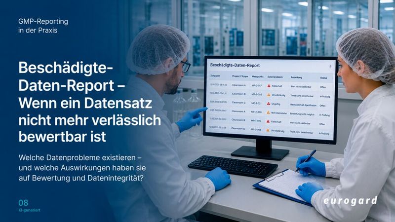 Der Beschädigte-Daten-Report beantwortet die Leitfrage: Welche Datenprobleme bestehen und wie beeinflussen sie die Bewertung? (Bild: Eurogard / KI-generiert)