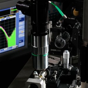 The compact system contains a standard laser together with a photonic chip measuring a few millimeters across. 
