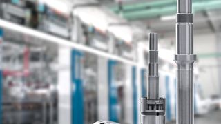 Bild 1: Elektrisch angetriebene Planetengewindetriebe können auf kleinem Raum hohe Kräfte bewegen. (Bild: Bosch Rexroth)