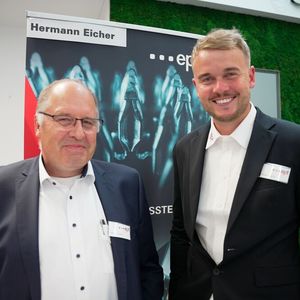 Hermann Eicher and Florian Guglhör.(Image: Kristin Rinortner)