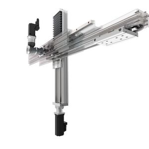 Das Teleskopmodul MTKUSE25-ZS in Verbindung mit einem Linearmodul MDKUVE25-KGT