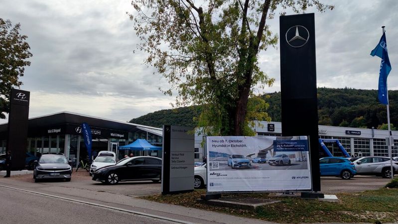Das Autohaus Wüst & Weigand ist in Eichstätt jetzt Hyundai-Partner. (Bild:  Wüst & Weigand)