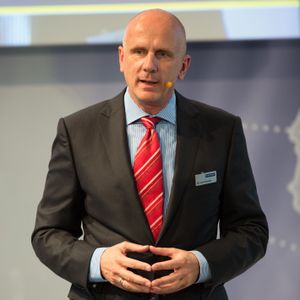 Tech-Data-Chef Michael Dressen eröffnete den Big-Data-Kongress. (AlexSchelbert.de)