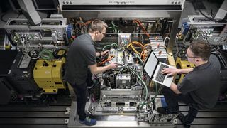 Systementwicklung für die „4-in-1-E-Achse“ von Schaeffler. (Bild: Schaeffler)