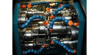 Bild 1: Das Teilespektrum der Rundtaktmaschinen umfasst Durchmesser von 1 bis zu 26 mm und Längen von 1,5 bis 80 mm. Bilder: Wolf Maschinenbau (Archiv: Vogel Business Media)