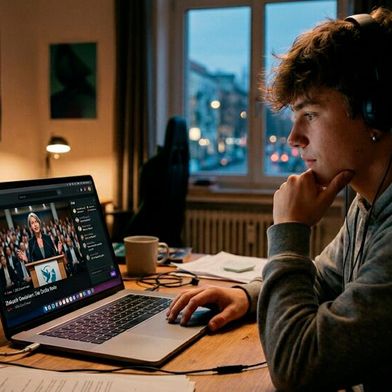 Politische Themen erobern mehr und mehr den virtuellen Raum. Die Frage, ob Abgeordnete damit Geld verdienen dürfen, wurde nun vom Bundestag geklärt.  (Bild: Gemini / KI-generiert)