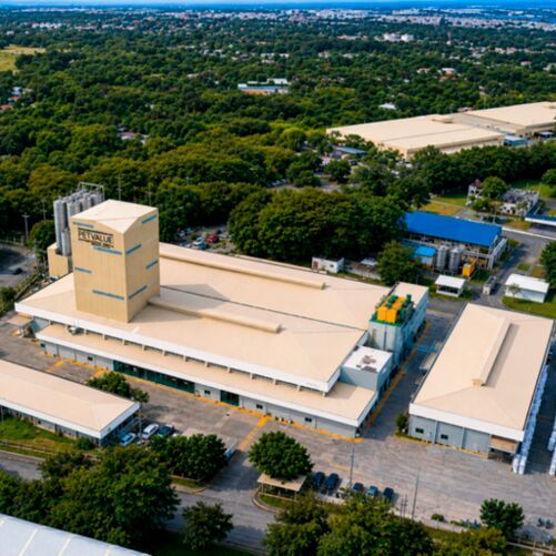 Petvalue Philippines, an Indorama Ventures recycling facility and a joint venture with Coca-Cola Europacific Aboitiz Philippines, located in Cavite, Philippines.(Source:  Indorama Ventures)