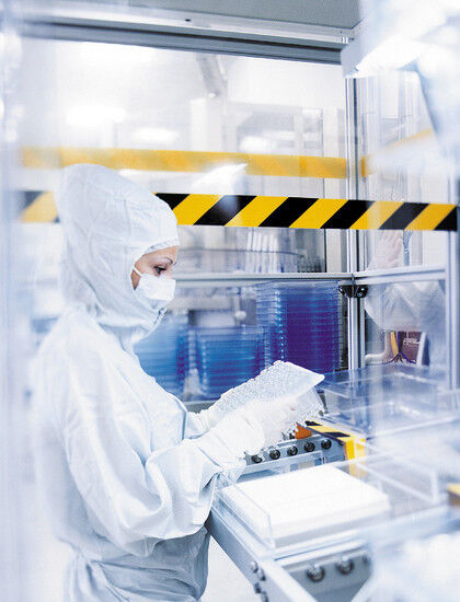 Production at Schott Pharmaceutical Packaging (Picture: Schott)