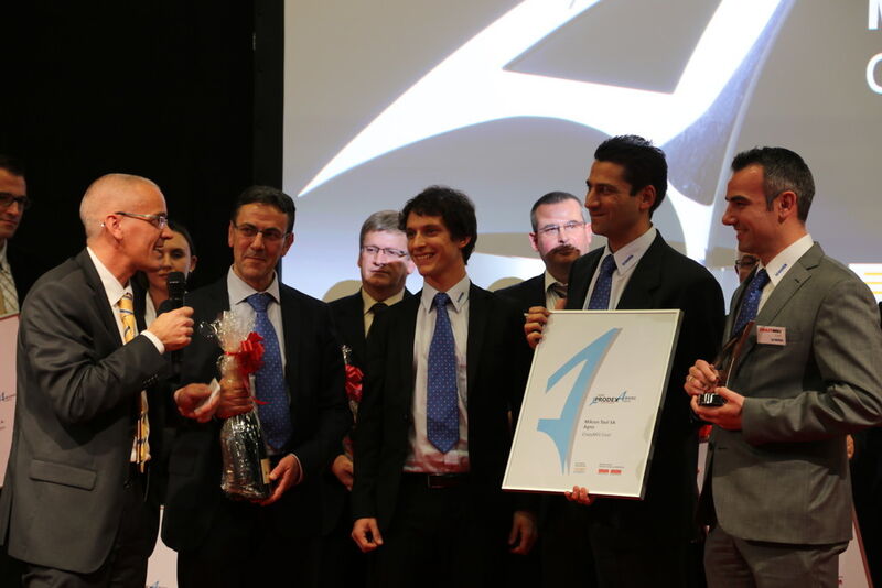 Prodex Award 2014: Deux gagnants à la première place soit Mikron Tool SA Agno et Fritz Studer AG, avec respectivement le Crazy Mill Cool et le Studer WireDress. (Image: MSM)