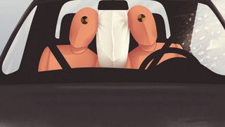 Der neue Center Airbag soll bei einem Seitencrash die Passagiere voreinander und dem Innenraum schützen. (Foto: ZF TRW)