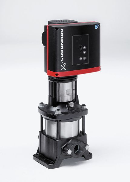 Die CR-Spezialpumpen (im Bild eine CRE mit neuem MGE-Motor) sind für Hochdruck-Einsätze, für aggressive Medien und vieles mehr lieferbar. (Bild: Grundfos)