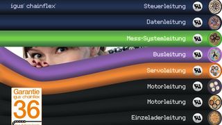 Durch das effektive verhindern von Kabelbrüchen will Igus die Brandwahrscheinlichkeit minimieren. (Igus)
