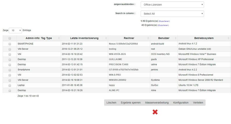 Mit OCS können Umgebungen umfangreich inventarisiert werden. Allerdings ist dazu einiges an Einarbeitung notwendig.  (Joos / OCS)
