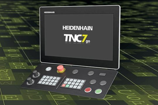 Die neue «TNC7 go» von Heidenhain: Eine moderne, intuitive Streckensteuerung speziell für den Einsatz in der Ausbildung und bei Maschinenmodernisierungen.(Bild:  Heidenhain)