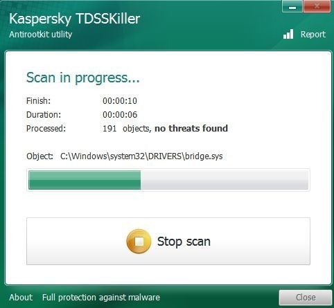 Abbildung 1: Ein wichtiges Tool für Administratoren ist der Kaspersky-TDSSKiller. Mit dem Scanner lassen sich Bootviren erkennen und entfernen. (Joos)