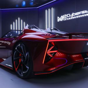 Das futuristische Konzeptfahrzeug steht Ende April auf der Auto Shanghai.(Bild:  MG)