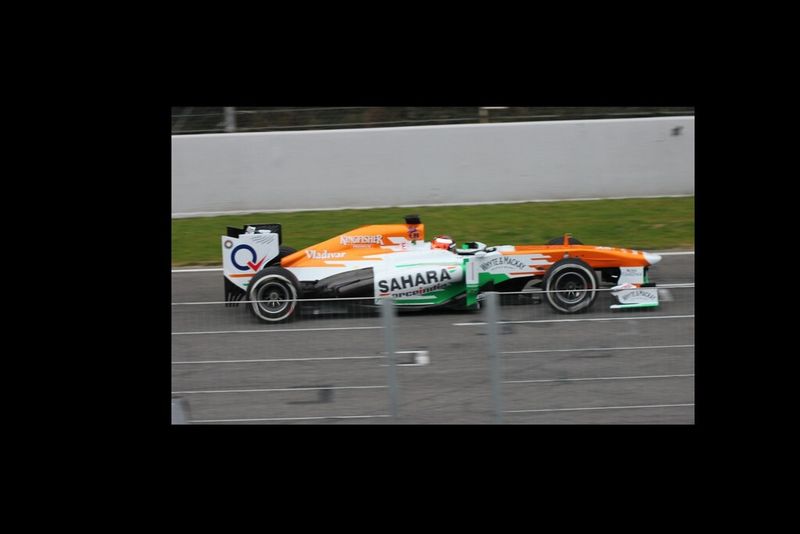 Sage sponsert Marussia F1 Mannschaft - hier freies Training der F1 Mannschaften in Barcelona. (Bild: Fouhy)