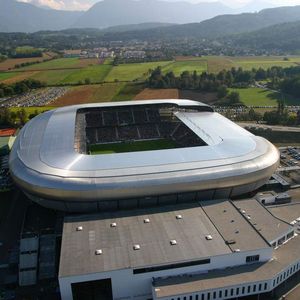 Das Wörtherseestadion in Klagenfurth.