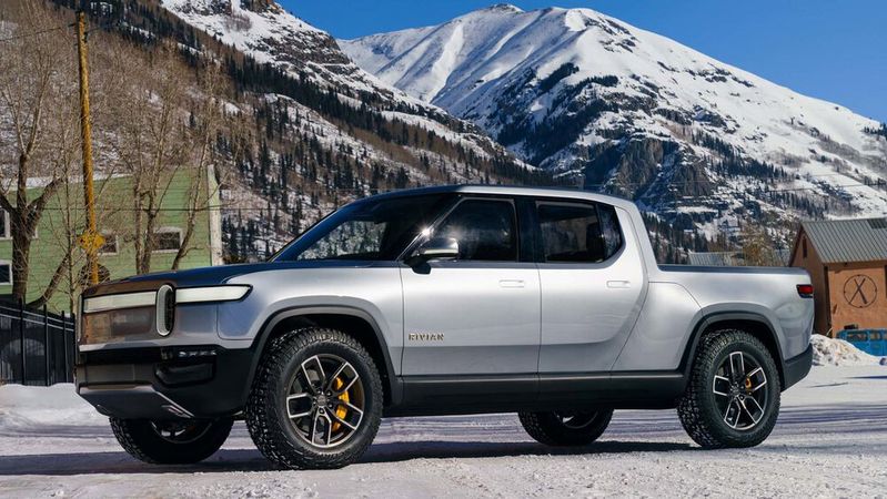 Der Elektro-Truck R1T von Rivian. Die Amerikaner haben viel Know-how in diesem Bereich gesammelt, das jetzt auch Volkswagen nutzen will. (Bild:  B. Moon)
