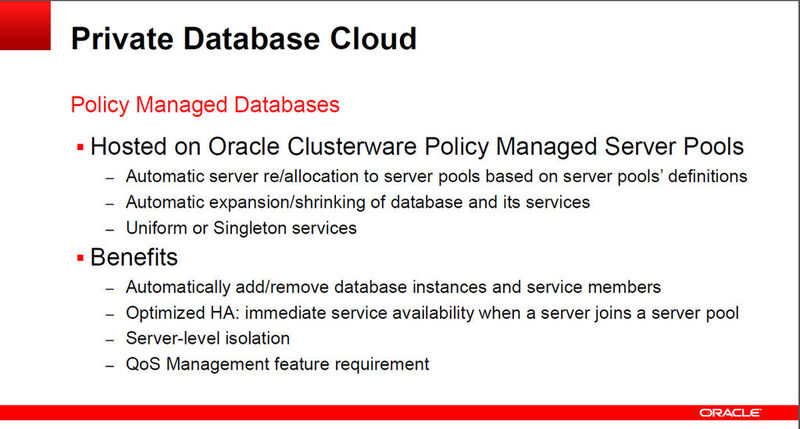 Abbildung 11: Die Grundlage für die Oracle-Datenbank-Architektur ist am besten ein Oracle Cluster, sagt Oracle - wie bisher auch. (Bild: Oracle)