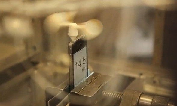 Das Wind Meter wurde im Windkanal einer dänischen Universität kalibriert ( Vavuud)