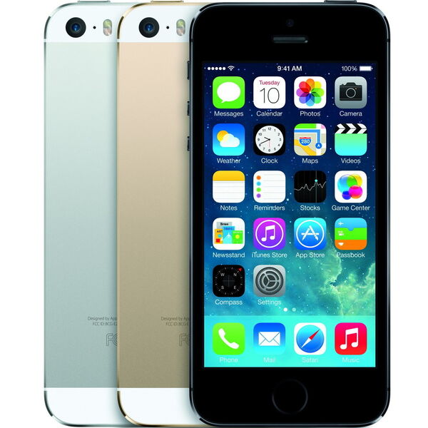 iPhone5S: Die wichtigste Neuerung im Herbst 2013 war der Fingerabdruck-Sensor zum Entsperren der Telefone. Zudem entwickelte Apple unter anderem die Kamera weiter. (Apple)