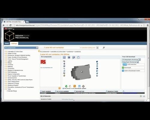 Designspark Mechanical Version 2.0: Die kostenfreie 3D-Modellierungs-Software in Aktion (Bild: RS Components)