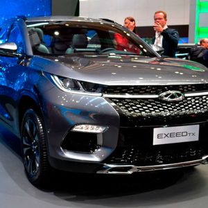 Doch Chery will auch Europa erobern. Mit dem SUV Exeed TX zeigten die Chinesen auf der IAA 2017, was sie drauf haben.(Bild:  Seyerlein /»kfz-betrieb«)