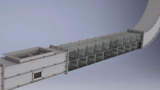 Z-Conveyor zum rückstandsfreien Entleeren von feinen und federleichten, pulverförmigen Produkten (Bild: Poeth)