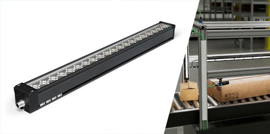 Mit ihrer LBF-Serie präsentiert die Wenglor Sensoric Group nach eigener Aussage die weltweit leistungsstärkste LED-Balkenbeleuchtung ihre Klasse für Machine Vision.(Bild:  Wenglor)