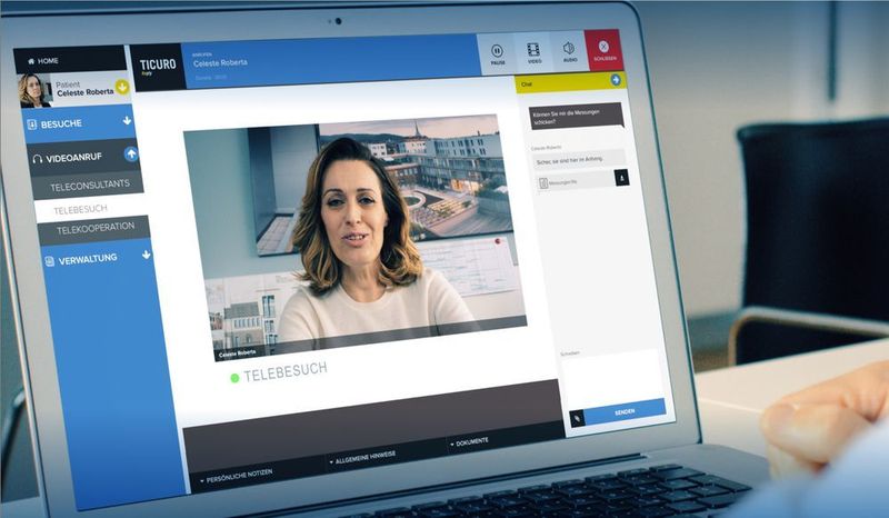 Keine Wartezeiten in der Praxis: Telemedizin-Lösungen ermöglichen es Patienten, per Videokonferenz die Hilfe eines Arztes oder Therapeuten in Anspruch zu nehmen. (Ticuro Reply)