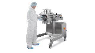 The OscilloWitt was specifically made for milling and dosing dry, moist, and in particular heat-sensitive and hard-to-process products.  (Picture: Frewitt)