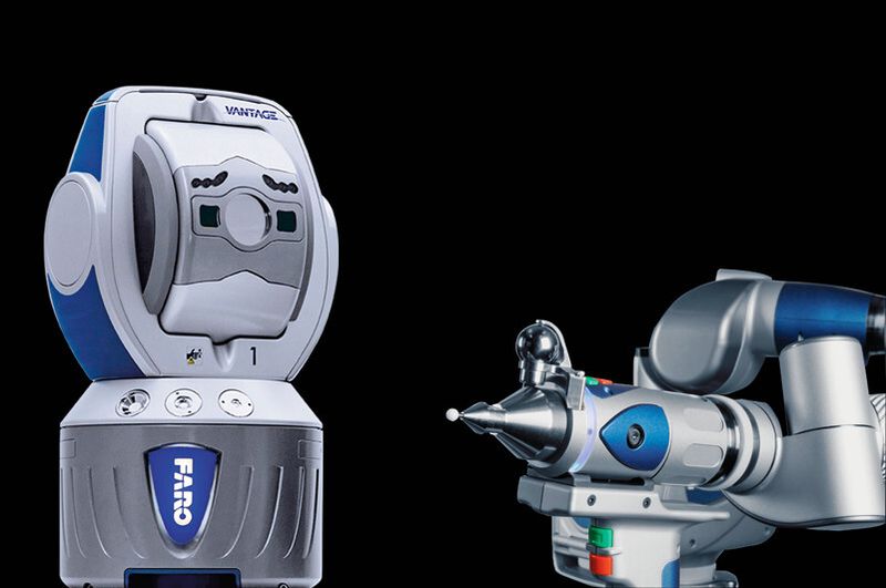 Der Faro Track-Arm vereint die große Reichweite und hohe Präzision des Faro Laser Trackers mit der Flexibilität und Zuverlässigkeit des Faro-Arms. (Faro)